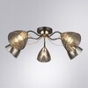 Миниатюра фото потолочная люстра arte lamp lily a4366pl-5bk | 220svet.ru