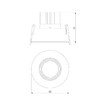 Миниатюра фото встраиваемый светодиодный светильник elektrostandard 25096/led a066137 | 220svet.ru