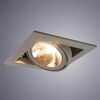 Миниатюра фото встраиваемый светильник arte lamp cardani semplice a5949pl-1gy | 220svet.ru