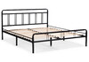 Миниатюра фото кровать woodville рейк 160х200 черная 403027 | 220svet.ru