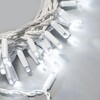 Миниатюра фото гирлянда нить с эффектом бегущий огонь 2,7м белая 24в, 230 led, провод белый пвх, ip54 ltc pst230-8-1w | 220svet.ru