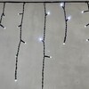 Миниатюра фото гирлянда бахрома 3,1 x 0,5 м белая 24в, 150 led, провод черный пвх, ip54 ltc pil150-11-1w | 220svet.ru