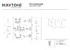 Миниатюра фото подвесной светильник maytoni basic colors mod168pl-01gr | 220svet.ru