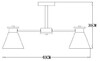 Миниатюра фото потолочная люстра arte lamp tyler a1031pl-5wh | 220svet.ru