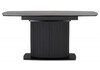 Миниатюра фото керамический стол раскладной woodville фестер 140(180)х80 larka grey / черный 625973 | 220svet.ru