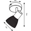 Миниатюра фото спот arte lamp parry a5062ap-1ab | 220svet.ru