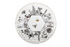 Миниатюра фото тарелка-купе 20см garda decor 26fc-tar-honeycomb-20 | 220svet.ru