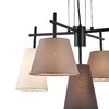 Миниатюра фото подвесная люстра indigo abbinare 13032/5p black v000533 | 220svet.ru