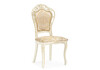 Миниатюра фото стул деревянный woodville bronte молочный / патина 621180 | 220svet.ru
