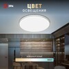 Миниатюра фото светильник потолочный светодиодный эра классик без ду spb-6 slim base wh 24w-5k 5000k б0069770 | 220svet.ru