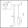 Миниатюра фото подвесной светодиодный светильник odeon light pietra 7010/1a серый | 220svet.ru