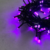 Миниатюра фото гирлянда нить 10м фиолетовая 24в, 100 led, провод черный пвх, ip54 ltc pst100-11-1pu | 220svet.ru