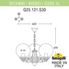 Миниатюра фото подвесной уличный светильник fumagalli sichem/g250 3l. g25.120.s30.aze27 | 220svet.ru