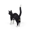 Миниатюра фото настольная лампа jobby the cat black & white | 220svet.ru
