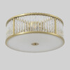 Миниатюра фото потолочная люстра crystal lux avenue pl4 brass | 220svet.ru