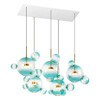 Миниатюра фото подвесной светильник loft it bolle 2027-s5 blue | 220svet.ru