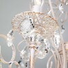 Миниатюра фото подвесная люстра с хрусталем eurosvet alda 3305/12 белый с золотом | 220svet.ru