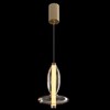 Миниатюра фото подвесной светодиодный светильник crystal lux quasar sp10w led amber | 220svet.ru