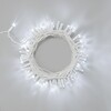 Миниатюра фото гирлянда нить с эффектом бегущий огонь 1,9м белая 24в, 160 led, провод белый пвх, ip54 ltc pst160-8-1w | 220svet.ru