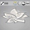 Миниатюра фото светильник потолочный reluce 20150-0.3-4+4 wh | 220svet.ru
