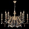 Миниатюра фото подвесная люстра crystal lux mercedes sp6+6 gold/color | 220svet.ru
