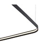 Миниатюра фото подвесной светодиодный светильник italline black 3000k | 220svet.ru