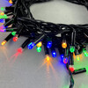 Миниатюра фото гирлянда нить с колпачком 10м разноцветная 24в, 100 led, провод черный пвх, ip65 ltc pst100cap-11-1m | 220svet.ru