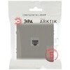 Миниатюра фото розетка эра arktik 16-3107-07 информационная rj45 титан б0070480 | 220svet.ru