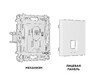 Миниатюра фото комплект механизма телефонной розетки ambrella volt quant alfa ma132030 | 220svet.ru