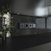 Миниатюра фото розетка с заземлением werkel hammer черные w1271008 | 220svet.ru