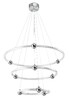 Миниатюра фото подвесная светодиодная люстра zortes  auralia  zrs.57791.171 | 220svet.ru