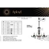 Миниатюра фото подвесная люстра aployt marunia apl.814.03.10 | 220svet.ru