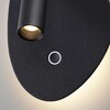 Миниатюра фото настенный светильник светодиодный odeon light roy 7182/9wl черный | 220svet.ru