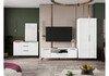 Миниатюра фото готовая гостиная комплектация 2 woodville иадама белый глянец 620682 | 220svet.ru
