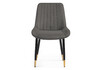 Миниатюра фото стул на металлокаркасе woodville seda-1 dark gray / gold / black 15285 | 220svet.ru