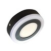 Миниатюра фото настенно-потолочный светодиодный светильник elvan nls-500r-6/3-ww/nh-bk | 220svet.ru