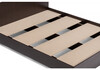 Миниатюра фото двуспальная кровать woodville адайн 160х200 венге / венге 507385 | 220svet.ru