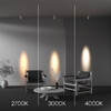 Миниатюра фото потолочный светильник maytoni focus led c055cl-l12w4k-ss-w | 220svet.ru