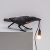 Миниатюра фото настольная лампа bird black playing | 220svet.ru