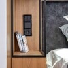 Миниатюра фото выключатель одноклавишный проходной werkel черные матовый w1112008 | 220svet.ru