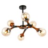 Миниатюра фото потолочная люстра evoluce raquel sle109402-06 | 220svet.ru
