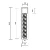 Миниатюра фото бра maytoni golthic mod474wl-l30b3k | 220svet.ru