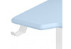 Миниатюра фото компьютерный стол регулируемый woodville маркос 120х75 голубой / белый 614595 | 220svet.ru