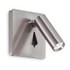 Миниатюра фото светодиодный спот ideal lux lite ap nickel | 220svet.ru
