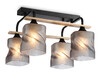 Миниатюра фото потолочная люстра ambrella light traditional loft tr tr3033249/4 bk/wd | 220svet.ru