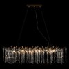 Миниатюра фото подвесная люстра loft it waterfall 10350/1200l ab | 220svet.ru