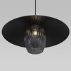 Миниатюра фото подвесной светильник eurosvet kamari 50259/1 черный/дымчатый | 220svet.ru