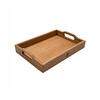 Миниатюра фото поднос с ручками 42х30х6 см деревянный, дуб uneca | 220svet.ru