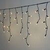 Миниатюра фото гирлянда бахрома 3,1 x 0,5 м тепло-белая 220в, 120 led, провод черный каучук 2,3мм, ip65 ltc eco120-1-2ww | 220svet.ru
