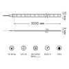 Миниатюра фото лента gauss 10w/m 60led/m 5050smd теплый белый 3m bt050 | 220svet.ru